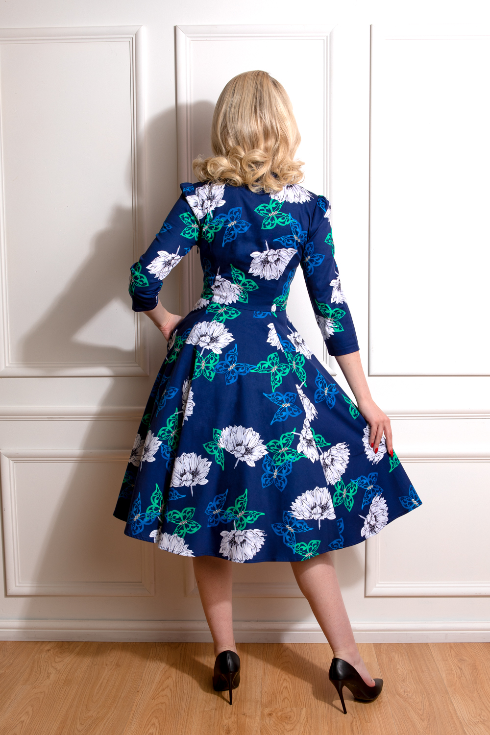 Gloria Floral Swing Dress